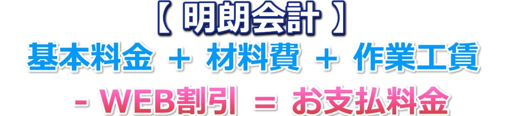 水道修理緊急センターの料金説明