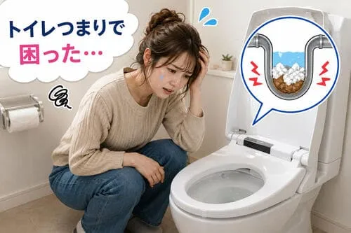 トイレつまりで業者へ依頼した方がよいケース