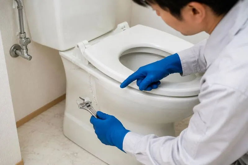高石市のトイレ水漏れの修理費用